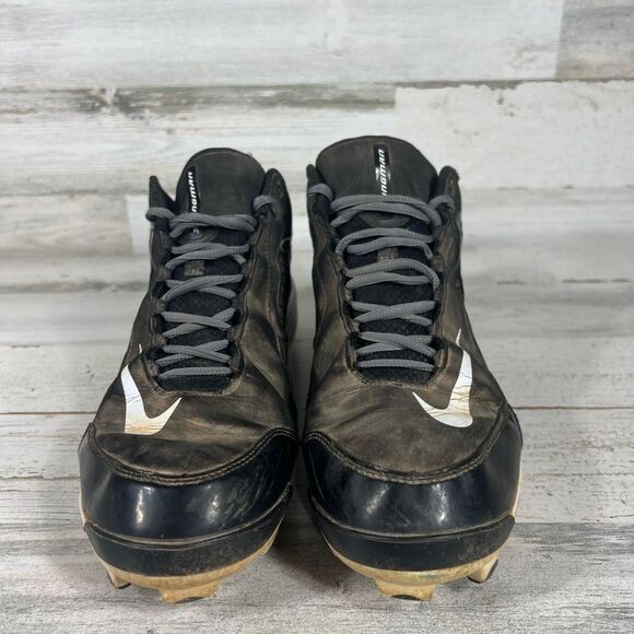 Nike Swingman Baseball 535837-010 Athletic Shoes Lace‎ Up Black Size 12 US - Picture 4 of 8